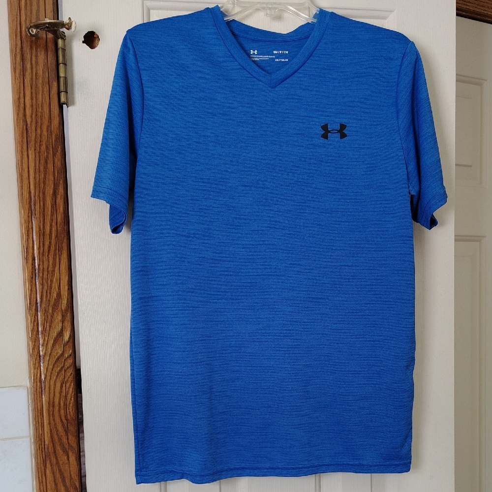 Under Armour Men's Short Sleeve Blue Tee
